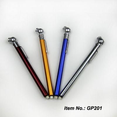 Colorful Pencil Car Tire Pressure Gauge with Chrome-Plated Zinc Head