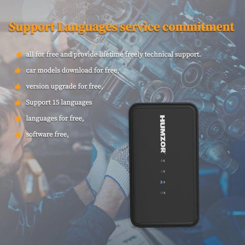 Humzor Nexzsys Ns706 Full System Car Diagnostic Scanner for Sas CVT ABS Gear Learning 13 Reset Service OBD2 Diagnosis Tool