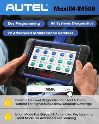 Advanced Auto Autel Maxiim Im508 Cars Key Programmer Im 508 XP400 IMMO Programming Diagnostic Tool Escaner Auro Otosys Im100