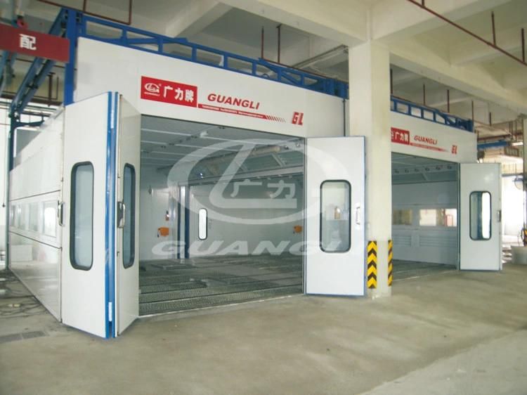 Ce Certification Guangli Manufacturer Car Powder Painting Equipment Spray Paint Booth