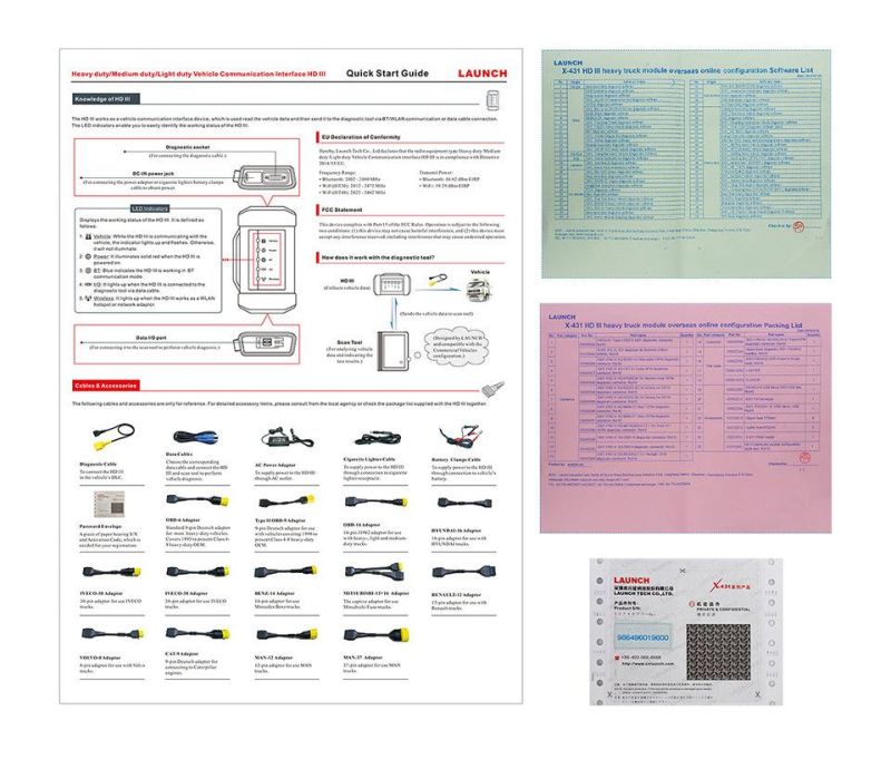 OBD Scanner Diagnostic Tools X431 Update Free Launch X431 Diagun Software HD3 Truck Scanner