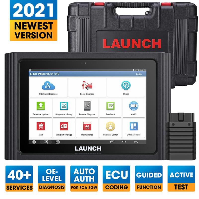 Launch X431 Pad III Pad 3 V2.0 Online ECU Programming Coding Diagnostic Tool Bi-Directional Automotive OBD2 Scanner Diagnostic Scanner