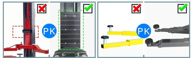 Jintuo Two Post Car Lift 3500kg, Rotary Lift Two Post Car Lift