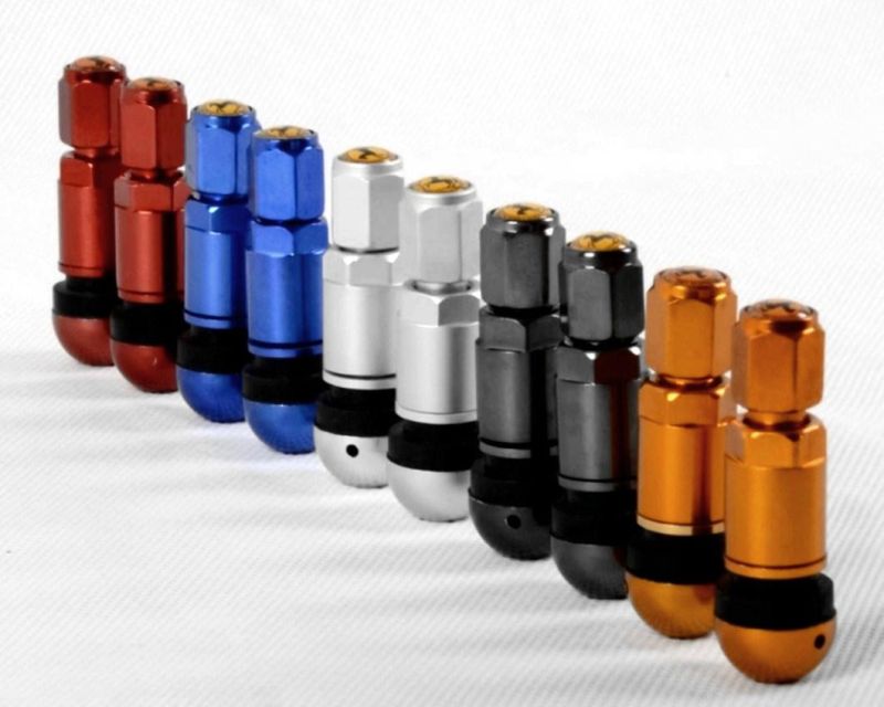 Auto Parts Colorful Tubeless Tire Clamp-in Aluminum Valves