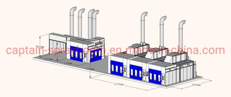 Spray Booth/Paint Booth with Customized Design