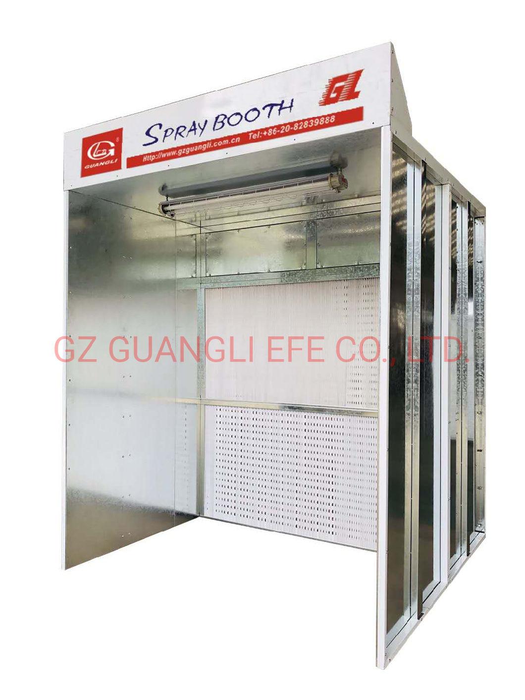 Open Face Workpiece Furniture Small Paint Room Paint Booths for Sale