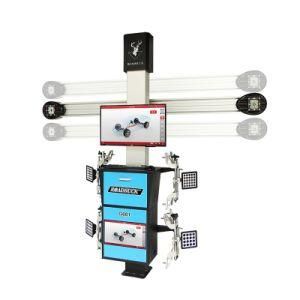 2HD Cameras Auto Lifting 3D Wheel Alignment Machine for Car Workshop