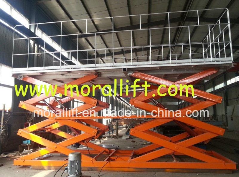 Scissor Type Hydraulic Large Capacity Lift Car Lift with CE