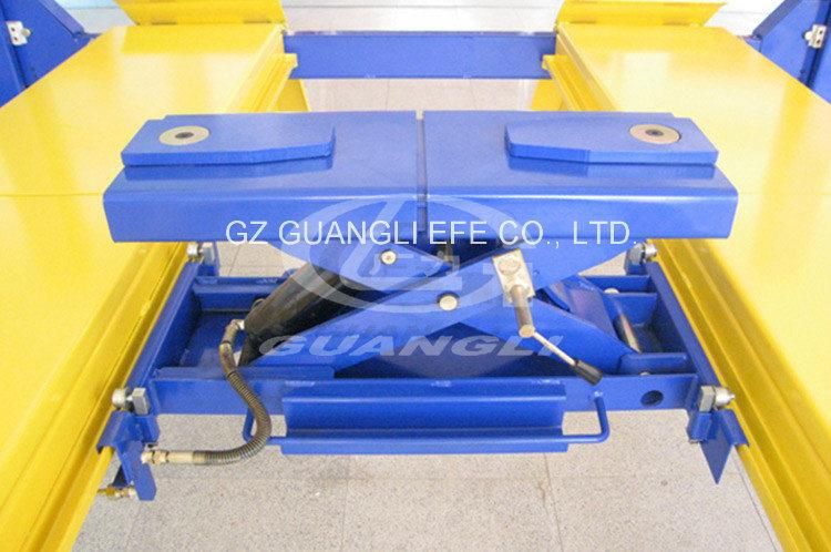 4 Post Hydraulic Pressure Platform Car Lift with 4-Wheel-Alignment Function