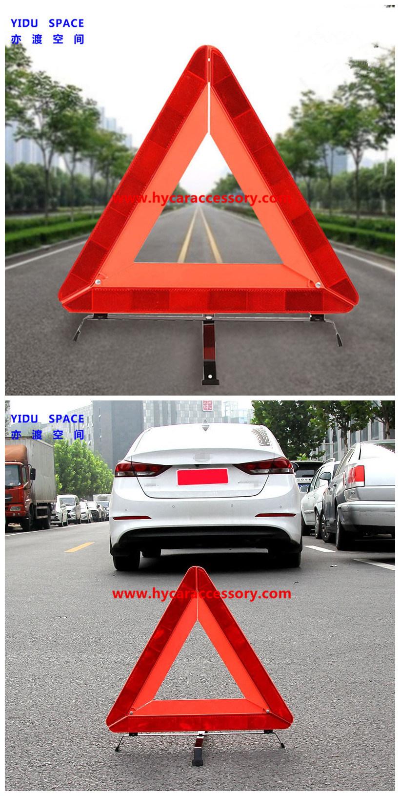 CE Certification Wholesale Road Safety Red Emergency Reflective Foldable Auto Car Warning Triangle