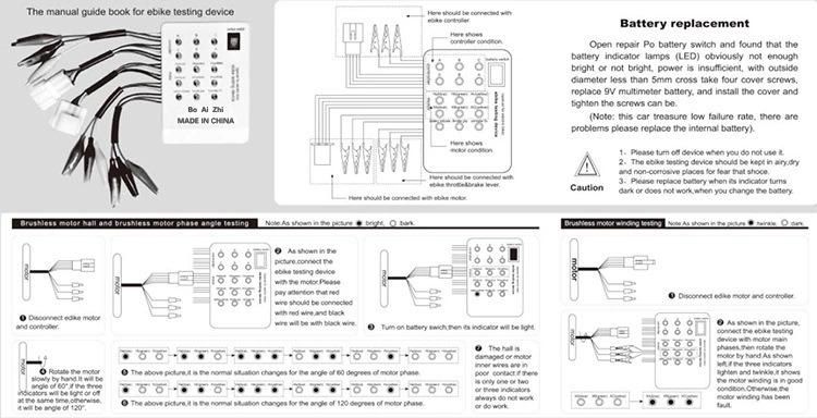 Diagnostic Teating Tool for Electric Motorcycle