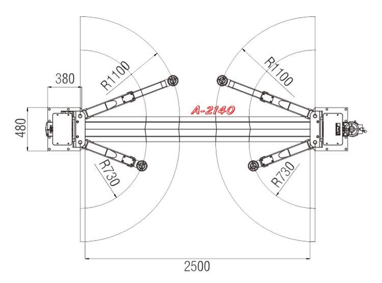 Vico Garage Equipment Lifter Crane Elecator Auto