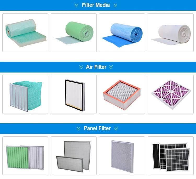 V-Bank Filters with Plastic Frame Cartridge for Industry Use