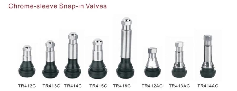 Tubeless Metal Clamp-in Tire Valve Tr-435