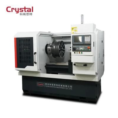 Diamond Cutting Wheel Machines Alloy Wheel CNC Lathe Rim Repair