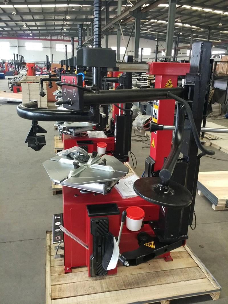 Auto Garage Equipment Semi Automatic Tilting Arm Tire Changer