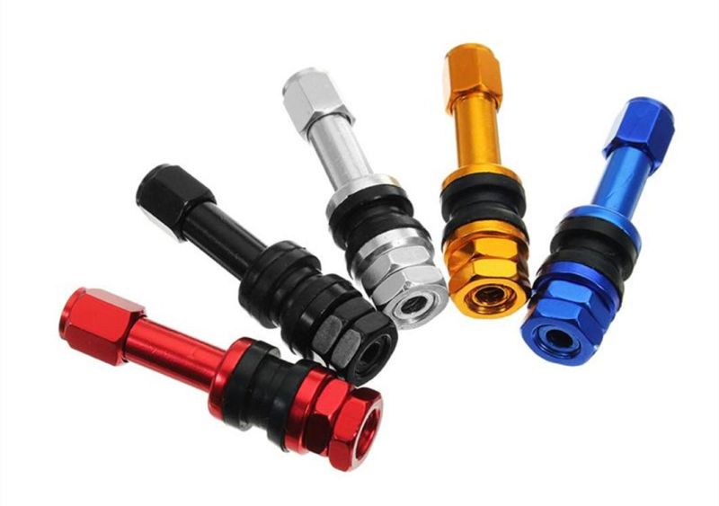 Auto Parts Colorful Tubeless Tire Clamp-in Aluminum Valves