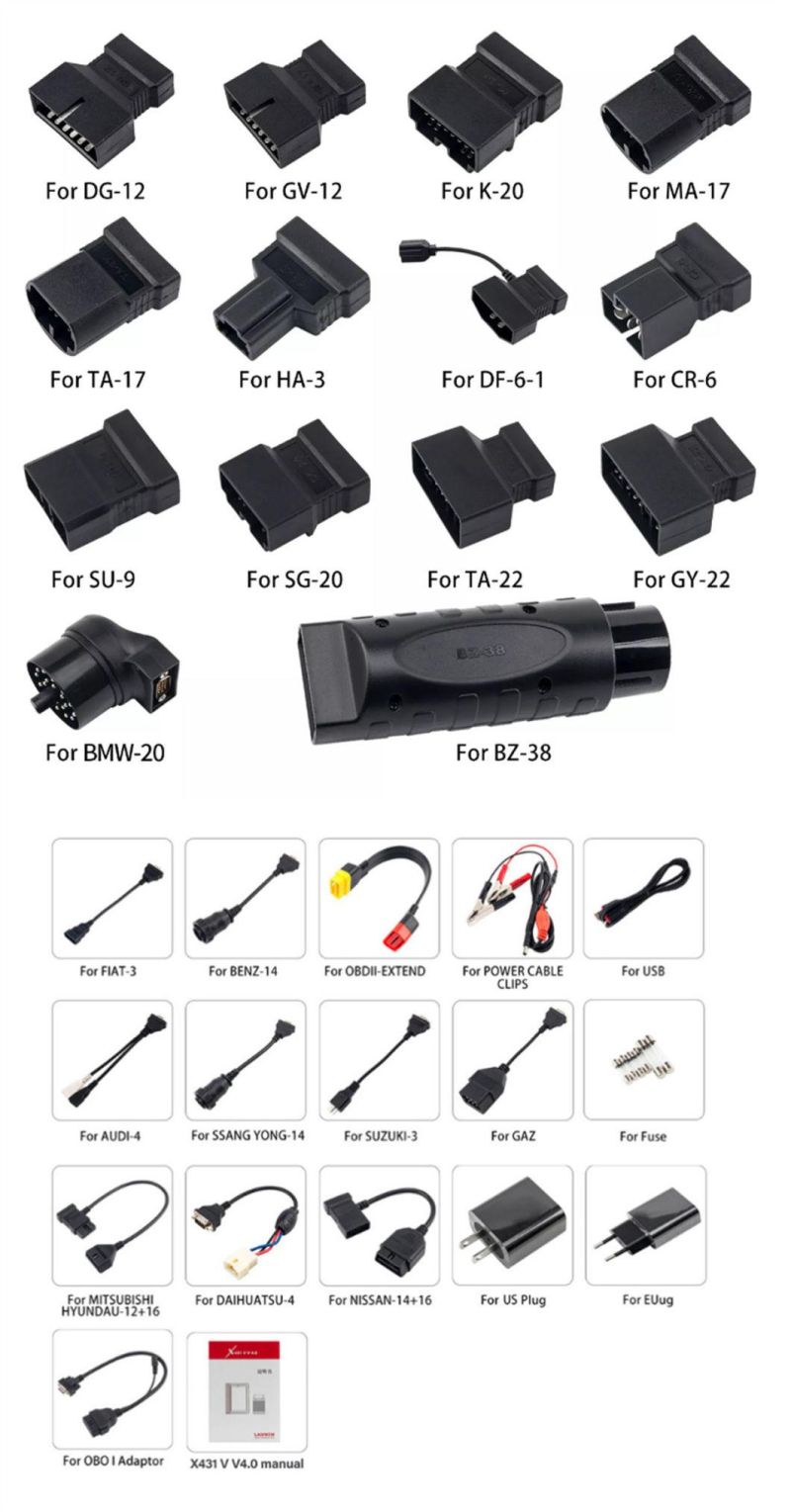 2022 Newest Bi-Directional Scan Tool Launch X431 V+ 4.0 Upgraded Ver of X431 Pros V All System & 31+ Service Automotive Scanner