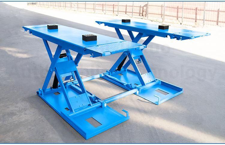 Jt-3000ms Ultra Thin MID Rise Portable 3t Hydraulic Auto Hoist Scissor Car Lift