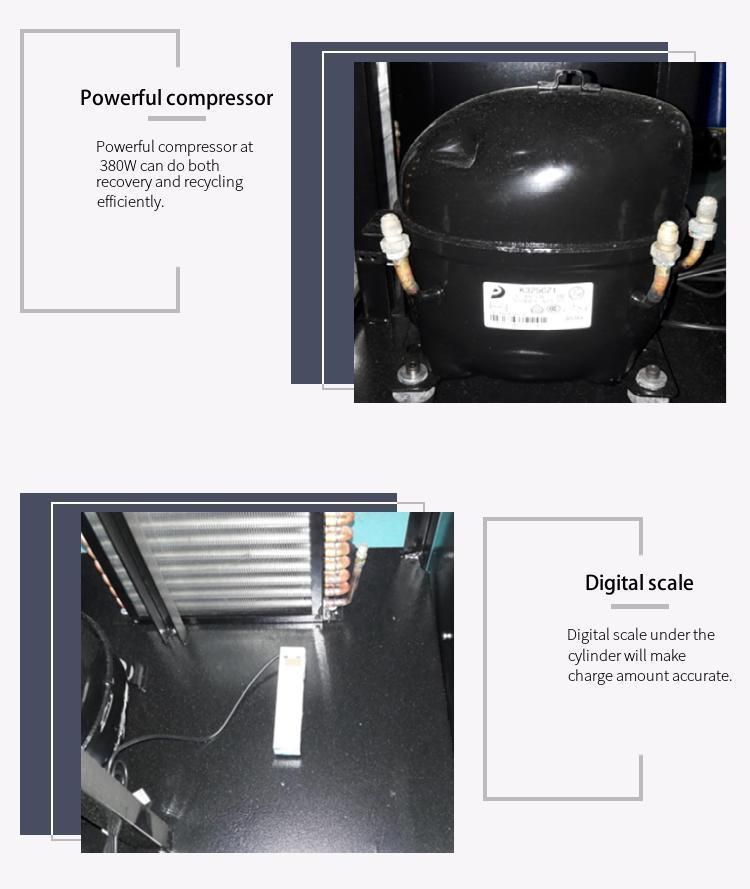 Car Refrigerant Recovery Recycling AC Recharge Machine