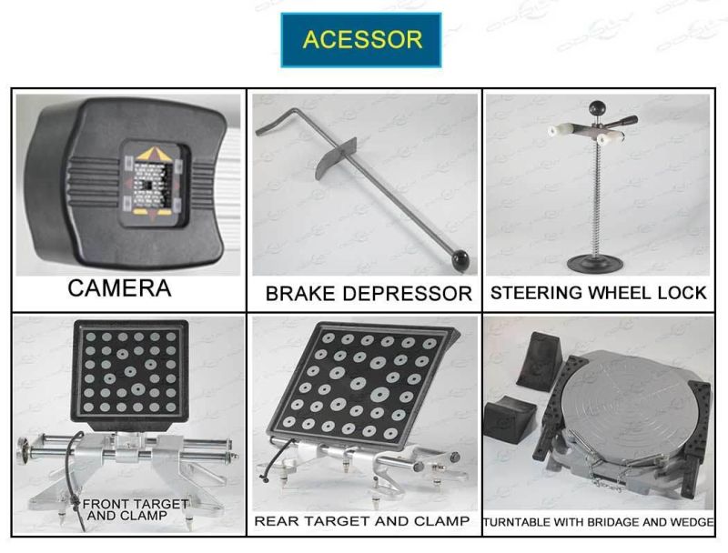 CE Competive Price Car 3D Wheel Alignment Equipment with HD Cameras