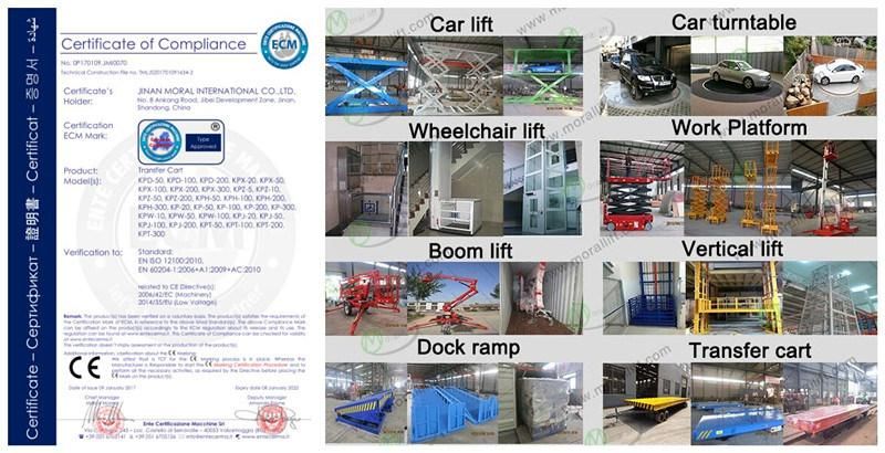 Electric Car Lift with Two Platform