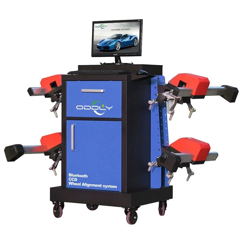 Car Workshop Equipment 4 Beam CCD Wheel Alignment