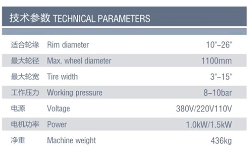 Mobile Car Tire Changer Machine for Road Service