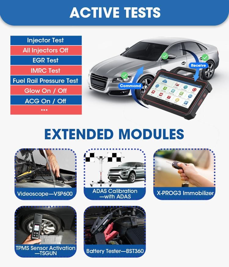 Launch X-431 Pad VII Pad 7 Automotive Diagnostic Tool Support Online Coding Programming and Adas Calibration