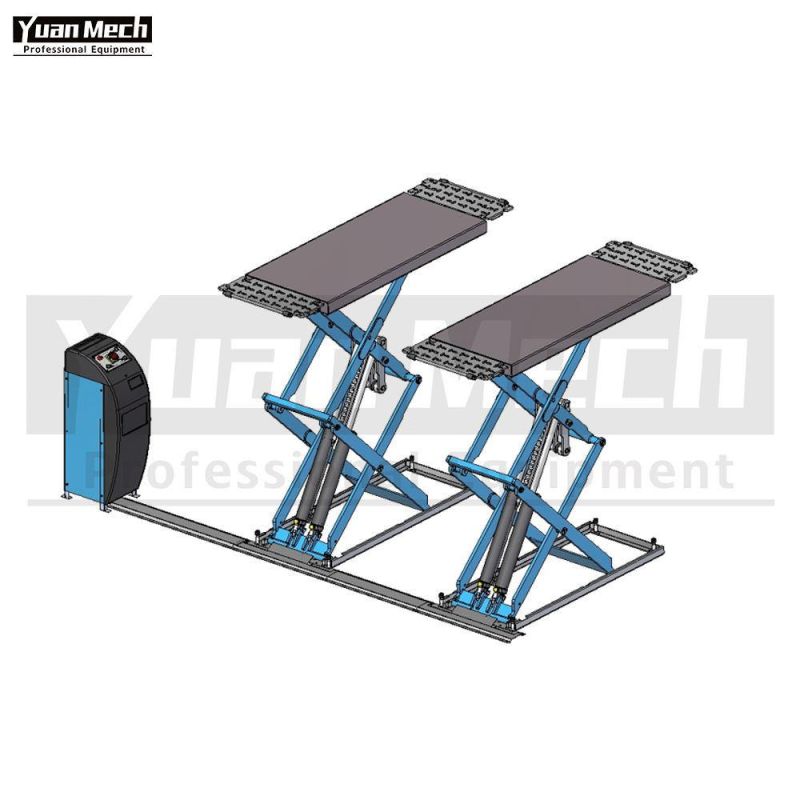 Factory Dl30fns Stationary Car Electric Scissor Lift/Mechanical Workshop Equipment