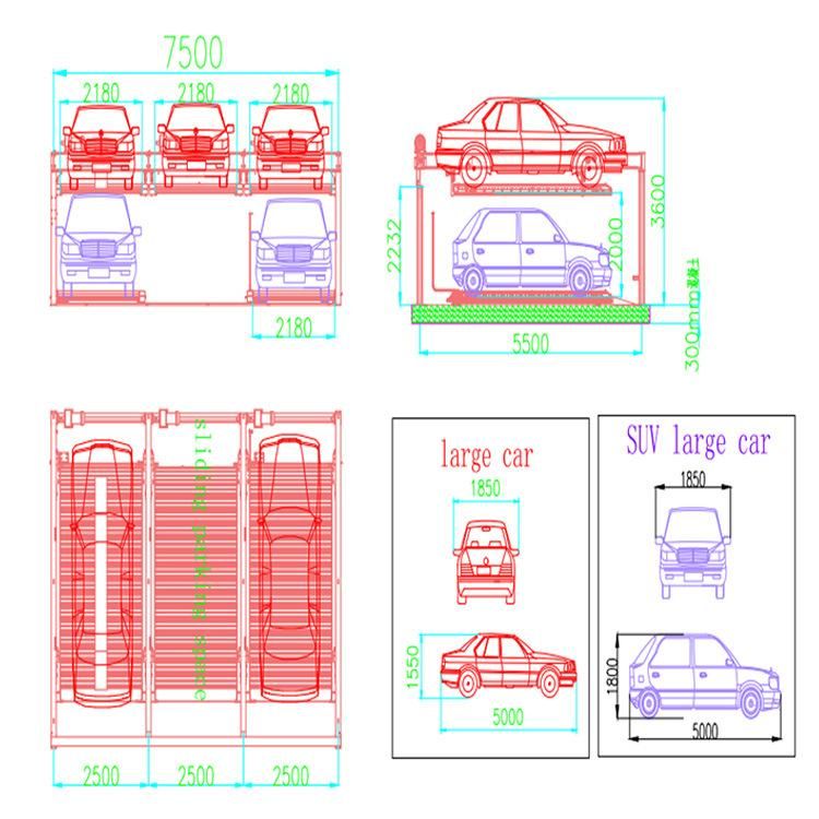 Hot-Sell Multi-Level Robotic Puzzle Car Parking System