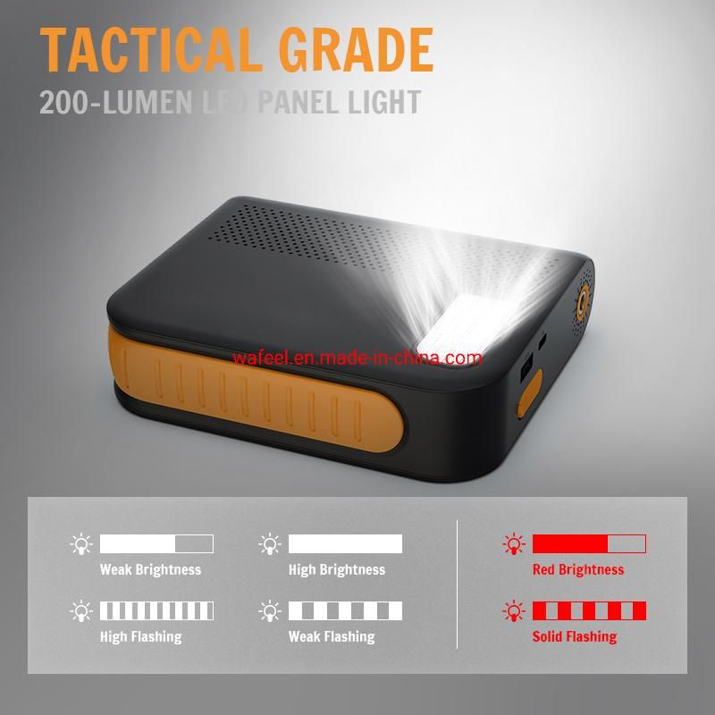 CE FCC Approved Car Battery Booster 12 Volte Portable Jump Starter 8800mAh