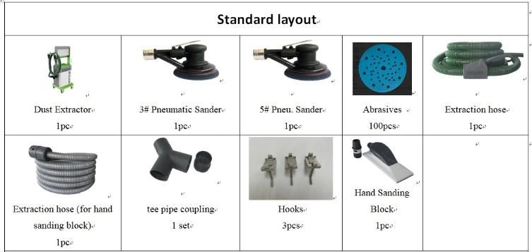 AA4c Pneumatic Dust-Free Dry Sanding Machine