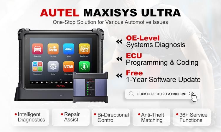 Diagnostic Scanner for European Car Autel Ultra OBD2 Scanner and Programmer Autel Maxisy Ultra 100% Vehicle Scanner