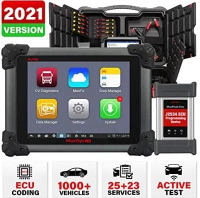 Autel Maxisys Ms908CV Heavy Duty Diagnostic Scan Tool with J-2534 ECU Programming, Bluetooth/WiFi Enabled &amp; Wireless Connection