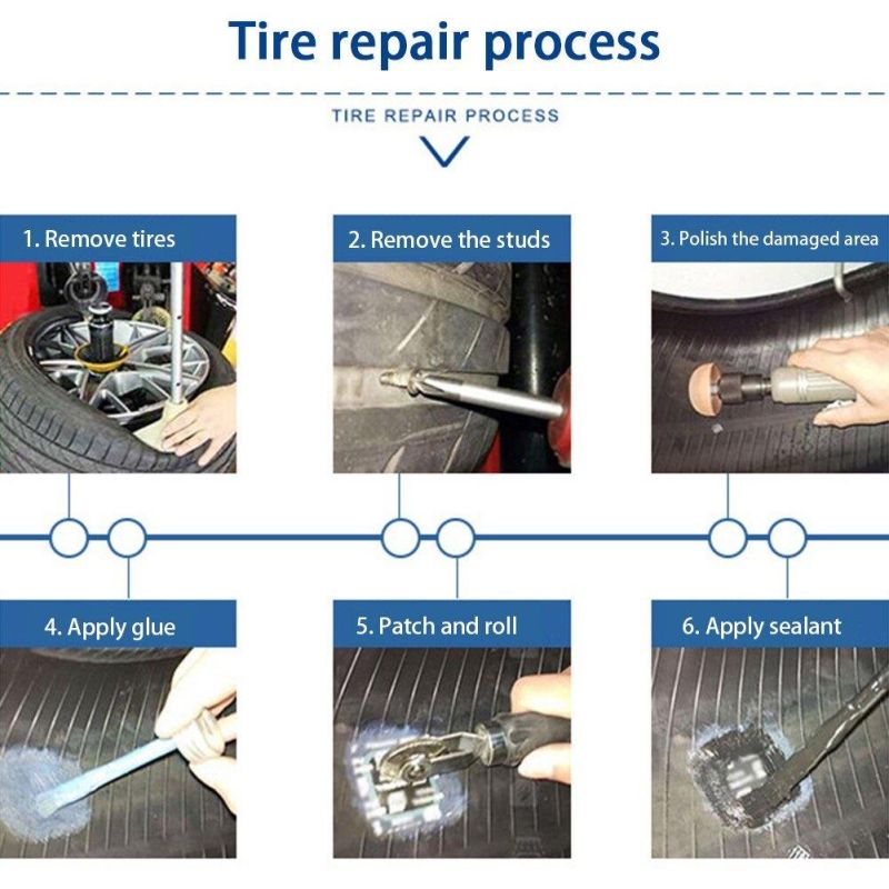 USA Style Radial Ply Tyre Cold Patch for Tyre Repair