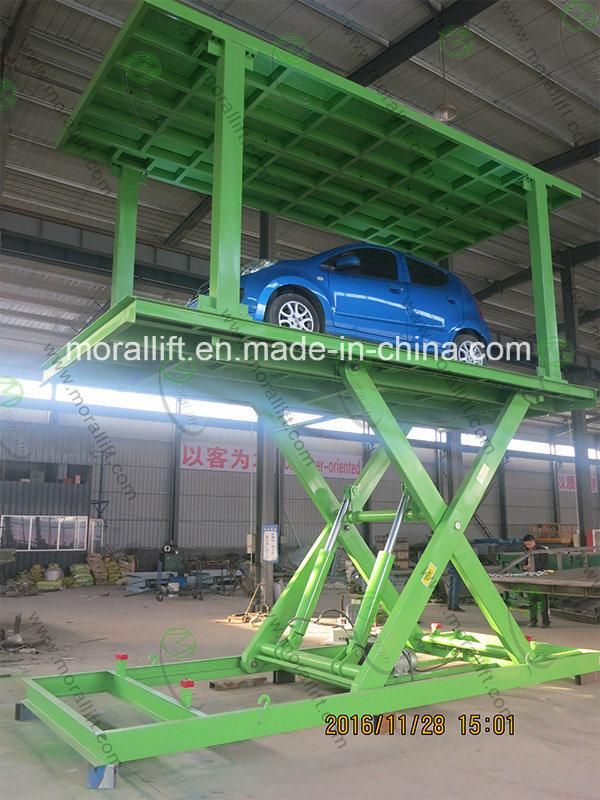 Hydraulic Double Deck Car Lifter with CE Certificated