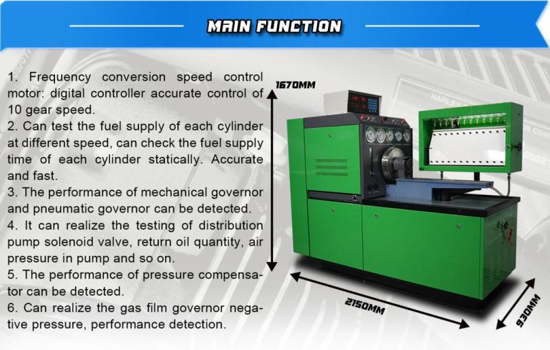 12psb Diesel Injection Pump Repairing Equipment 12 Cylinders Diesel Fuel Injection Pump Test Bench