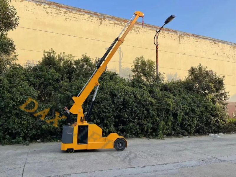 China Hydraulic Foldable Floor Shop Crane 1ton Engine Hoist