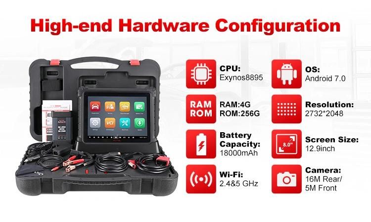 2022 Autel Maxisys Ultra Lite OE Level Global Version Supports Multi-Language Ms909 Ms919 ECU Programmer Diagnostic Tool OE Level System for All Cars