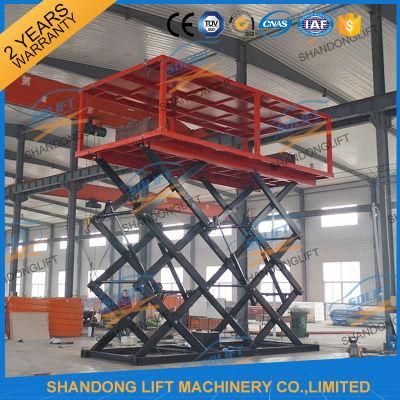 Underground Hydraulic Car Scissor Lift Home Car Lift