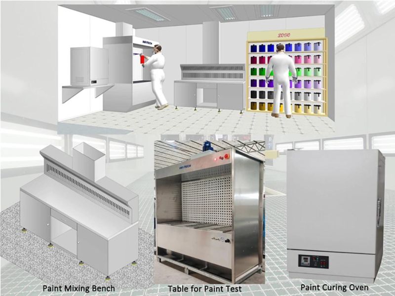 Ventilated Paint Prep Room Available in Multiple Sizes