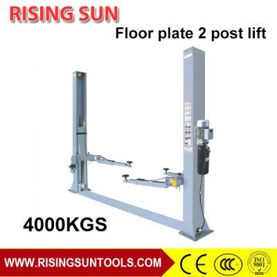 Two Post Manual Unlock 4ton Automobile Car Lift