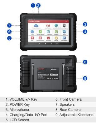 Newest Launch X431 V 4.0 Car Diagnostic Tools Full System Reset Key Programmer ECU Coding Professional OBD2 Automotive