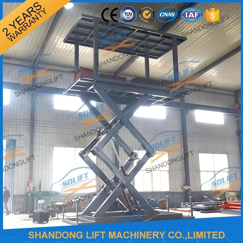 Hydraulic Equipment Garage Parking Car Lift for Villa