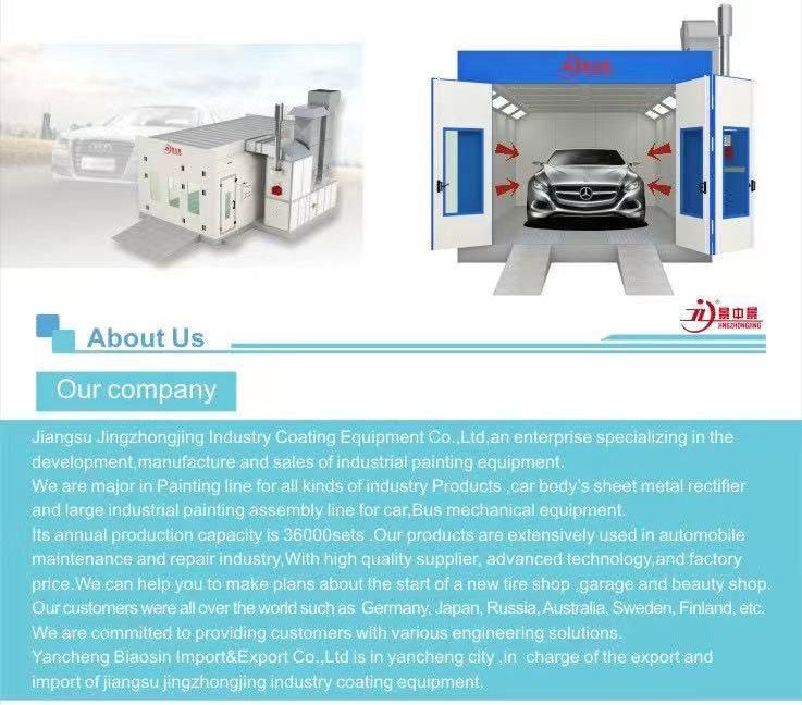 Standard Bus Spray Paint Booth Room Drying Oven Truck Paint Booth with Dry-Type