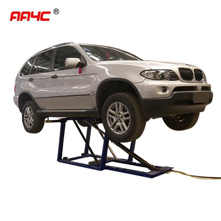 AA4c Mini Tilting Car Lift Simple Vehicle Lift 2.5t 1m High Auto Lift Tire Changing Lift Tilting Lift