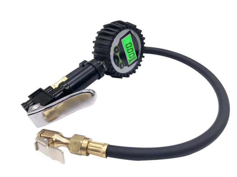 Digital Inflator Tire Pressure Gauges with Air Chuck