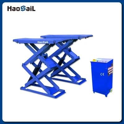 3000kgs Ultrathin Small Scissor Car Lift for Garage