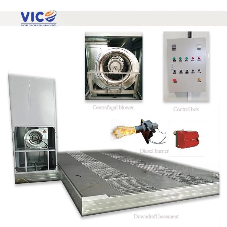 Vico Spray and Baking Booth Car Painting Room Car Maintenance Paint Booth